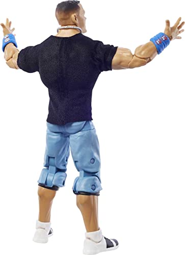 WWE John Cena Top Picks Elite Collection Action Figure with Entrance Shirt, 6-inch Posable Collectible Gift for WWE Fans Ages 8 Years Old & Up