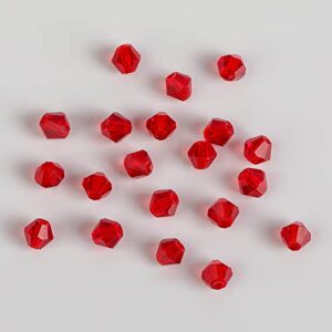 novborcz 4mm red bicone glass beads for jewelry making 1700pcs faceted crystal spacer beads assortments supplies accessories for bracelet necklace for wholesale