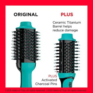REVLON Salon One-Step Original 1.0 Hair Dryer and Volumizer Hot Air Brush, Teal - Diffuser, Ionic Technology, Adjustable Heat Settings, Cool Tip, Dryer Attachment