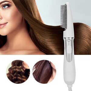 Hair Dryer Comb Dryer Comb Professional Electric Household Hair Dryer Styling Comb Lightweight Travel Hot Air Brush for Women[Us]