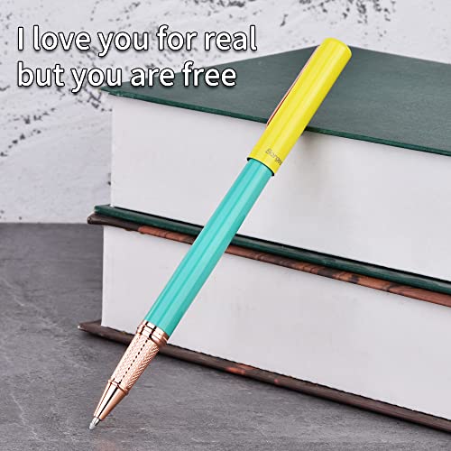 Borges Frosted Ballpoint Pen-stunning Signature pen Business Gift ， Best for Men and Women, Executive Office, Beautiful, Fancy Ballpoint Pen Gift.(2Pcs)