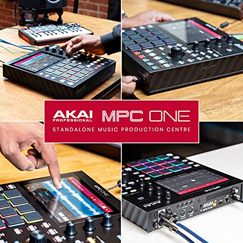 Akai Professional MPC One – Drum Machine, Sampler & MIDI Controller with Beat Pads, Synth Engines, Standalone Operation and Touch Display