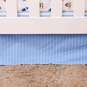 Brandream Crib Sheets for Boys Toddler Sheet Car Balls Rocket Dinosaur Boat Airplane Design Education Collection 100% Cotton Nursery Bed Sheet Set