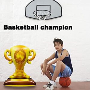 Gallasy Giant Standing Champion Trophy Aluminum Foil Balloon, First Prize Balloon 41 * 34 inch for Sport Basketball Football Graduation Party Supplies