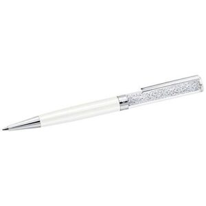 crystalline ballpoint pen, white