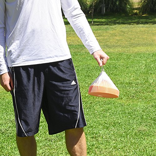 GoSports Sports Training Cone 20 Pack with Tote Bag