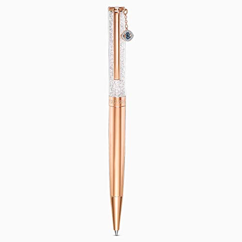 Swarovski Evil Eye Ballpoint Pen, White, Rose-Gold Tone Plated