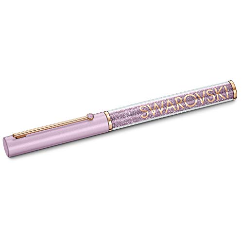 SWAROVSKI Crystalline Gloss Ballpoint Pen Purple Rose-Gold Plated