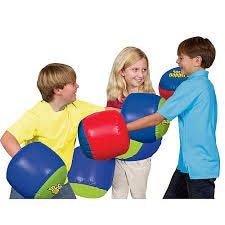 Socker Boppers Inflatable Boxing Pillows - One Pair Boppers