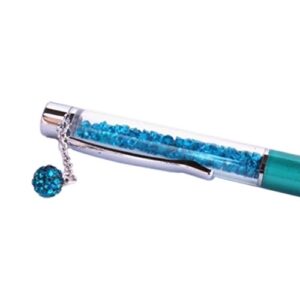 Crystal Ballpoint Pen Filled With Swarovski Crystal Elements (Dangling Charm, Light Purple)