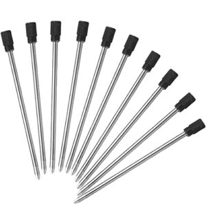 2.75'' ballpoint pen refills, replaced refills for diamond crystal stylus pens and ballpoint pens (black refills,10 pack)