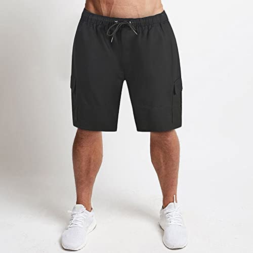 HSSDH Men's Workout Athletic Running Shorts Lightweight 2 Pack Basketball Boxing Gym Sports Shorts Men with Pocket#aal-j0110- *407-new years eve party supplies