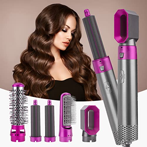 Hot Air Brush, Professional Hair Dryer Brush Straightener Volumizer Tool, Detachable Styling Brush Negative Ion Hair Curler for All Hairstyles