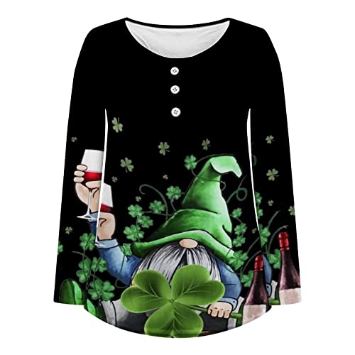 Shamrock Shirts for Women Cheap Gifts for Women Irish Shirts for Women Spring Shirts St Patricks Day Party Supplies Shirt