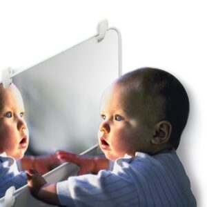 Large Double Sided Infant Crib Mirror 100% Surface wash NICU Approved