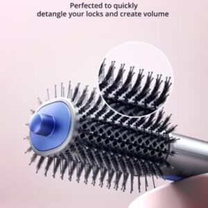 Hair Dryer, Blow Dryer Brush, Volumizer with 1300W High Speed Brushless Motor 11000 RPM, All-in-One Salon-Grade Beauty Tool, Heated Styling Brush with Negative Ions for Straight, Curly and Fluffy Hair