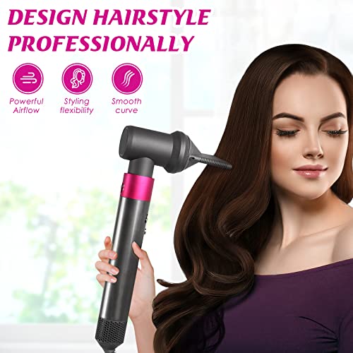 Professional Concentrator and Adapter Kit Compatible with Dyson Airwrap Styler, for Curling Iron Converting to Hair Dryer, with Hair Dryer Attachment Holder