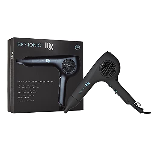 Bio Ionic 10x Pro Ultra Light Speed Dryer - Black Hair Dryer 1 Pc