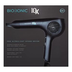 Bio Ionic 10x Pro Ultra Light Speed Dryer - Black Hair Dryer 1 Pc