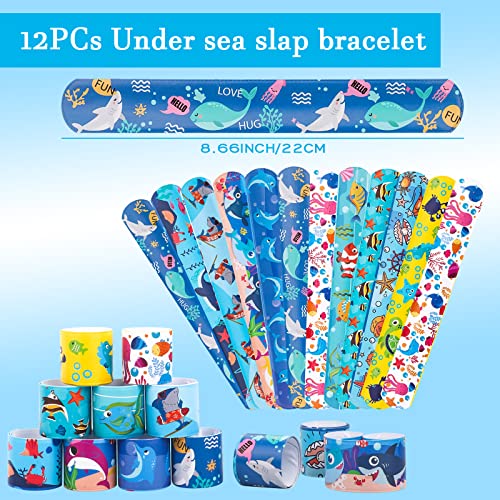 88Pcs Under the Sea Party Favors for Kids, Ocean Sea Animals Themed Party Supplies for Boys Girls, Cute Sea Animal Party Favors for Birthday Party Supplies School Rewards Prize for Kids