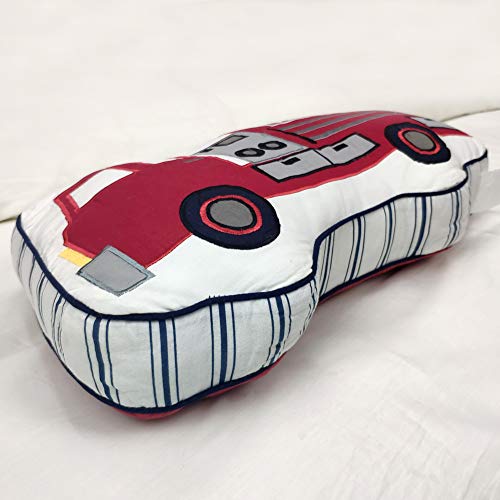 Brandream Boys Fire Truck Pillow & Cars Baby Crib Bedding Set