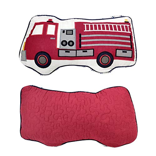 Brandream Boys Fire Truck Pillow & Cars Baby Crib Bedding Set