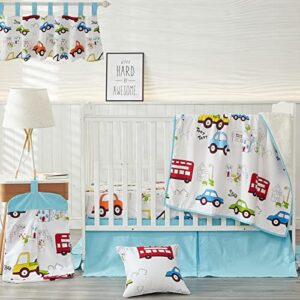 Brandream Boys Fire Truck Pillow & Cars Baby Crib Bedding Set