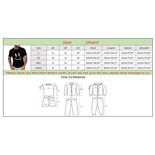 HSSDH Men's Summer Casual Graphic Print Round Neck Short Sleeve T Shirt Tee Tops#aalnz0110- *1249-new years eve party supplies