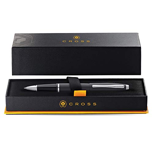 Cross Calais Refillable Gel Ink Rollerball Pen, Medium Rollerball, Includes Premium Gift Box - Matte Black