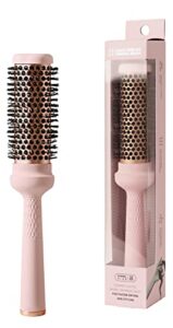 f3 systems magic curling thermal brush(1.3 inch), cut drying time,self-standing round brush, great blowout, ceramic coated barrel, quick styling brush,blowout volume,ionic thermal barrel, wave styler