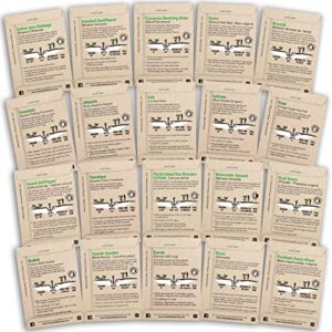 Vegetable Seeds for Planting Variety 20 Pack — Heirloom Vegetables Seeds —Tomatoes,Lettuce,Beets,Bell Pepper,Zucchini, Broccoli,Beans,Cabbage,Cauliflower,Onion,Cucumber & Other Vegetable Garden Seeds