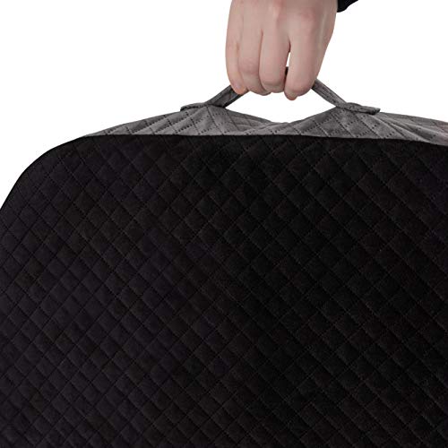 Kolbs Extra Large Seat Cushion | Stylish Plush Velvet Cover | X-Large Memory Foam for Office Chair, Car Seat Cushion Wheelchair Cushion | Cushion Back Pain Coccyx Pain Relief | Carry Handle