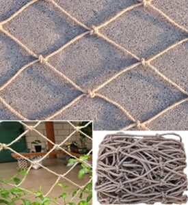 safety anti-fall fence net for children pet cat, home kindergarten protection rope netting, wear-resistant car cargo twine net, children's net staircase guardrail net ( color : 6mm/12cm , size : 3x7m(