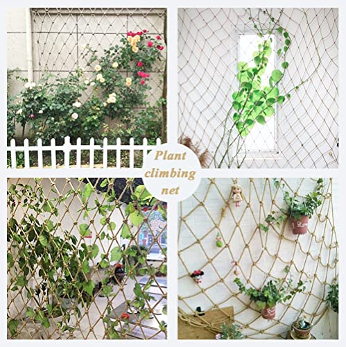 Safety Anti-Fall Fence Net for Children Pet Cat, Home Kindergarten Protection Rope Netting, Wear-resistant Car Cargo Twine Net, Children's Net Staircase Guardrail Net ( Color : 6mm/12cm , Size : 3x7M(