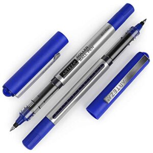 ARTEZA Rollerball Pens, Pack of 20, 0.7mm Blue Liquid Ink Pens for Bullet Journaling Fine Point Rollerball, Office Supplies for Writing, Taking Notes & Sketching