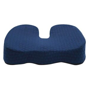 hhwksj memory foam seat cushion - sciatica, lower back support and pain relief - fits most office, desk, computer chairs and car seats