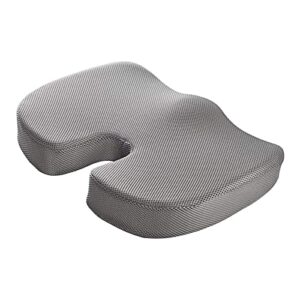 hhwksj seat cushion memory foam coccyx cushion designed for back, hip, and tailbone pain - for office chair,car seat, wheelchair
