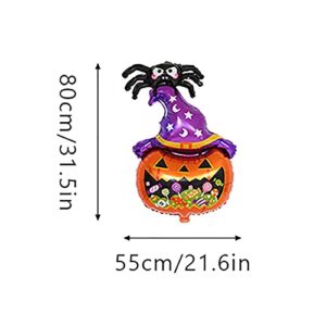 IFOTIME Halloween Supplies Latex Balloon- Party and Mylar SetHalloween Balloon- Foil Inflatable Toy Slide Inflatable (as Shown-D, One Size)