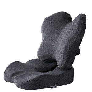 cojín de asiento chair cushion contoured posture corrector lower back&tailbone pain relief chair pad seat cushion pillow for office chair for pressure relief (color : black, size : male)