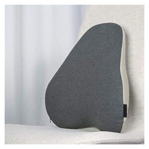 HHWKSJ Orthopedic Seat Cushion and Lumbar Support Pillow for Office Chair Memory Foam Car Seat Cushion with Washable Cover Ergonomic Desk Chair Cushion for Lower Back Pain, Sciatica Relief