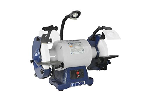 RIKON Power Tools 80-808 8" 1 hp Low Speed 1725 RPM Bench Grinder