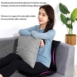 RongJian Seat Cushion Lumbar Support Pillow for Office Chair Designed for Spine and Lower Back Pain Coccyx, Sciatica, Ergonomic, Breathable, for Desk Chairs