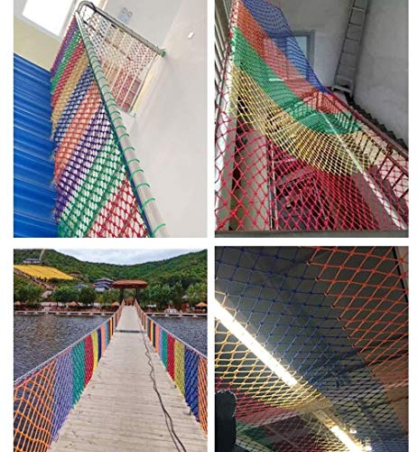 Outdoor Weatherproof Decorative Net, Child Safety Net Stair Protection Net Balcony High Altitude Anti-Fall Net Nylon Net Closed Car Net Fence Net Pet Isolation Net Cargo Trailer Net 2m3m