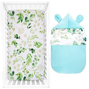 crib sheet set jersey cotton,3 in-1 warm cozy bunting bag stroller blanket carrier canopy for infant car seat