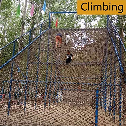 Child Pet Cat Safety Anti-Fall Net Multi-Purpose, Safety Protection Hemp Rope Net - Children Climbing Net Safety Net Hemp Rope Net Cargo Rope Climbing Ladder Car Trailer Heavy Net (6mm Rope Pitch 10cm