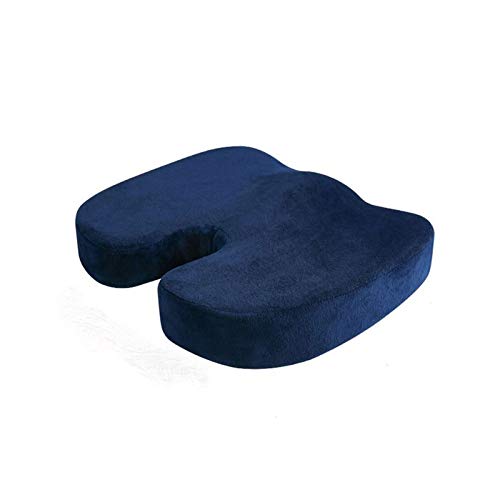 HHWKSJ Memory Foam Seat Cushion,Non-Slip Orthopedic Memory Foam Cushion Designed for Sciatica & Back, Hip, and Tailbone Pain Relief, Fits Office Chair, Wheelchair,Car Seat Cushion.