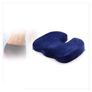 HHWKSJ Memory Foam Seat Cushion,Non-Slip Orthopedic Memory Foam Cushion Designed for Sciatica & Back, Hip, and Tailbone Pain Relief, Fits Office Chair, Wheelchair,Car Seat Cushion.