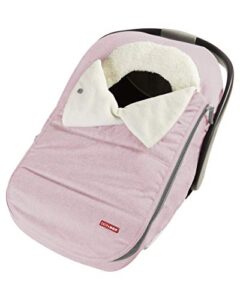 skip hop winter car seat cover, stroll & go, pink heather