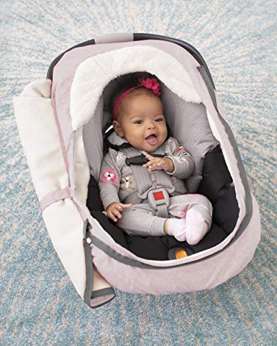 Skip Hop Winter Car Seat Cover, Stroll & Go, Pink Heather