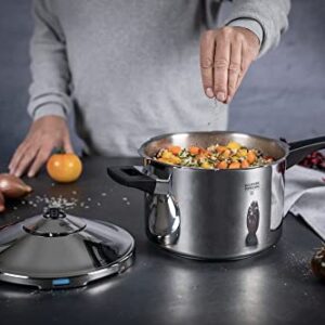 Kuhn Rikon Stainless Steel Duromatic Saucepan Pressure Cooker 5 Quart